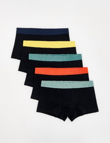 
						Set Boxeri 5 perechi Reserved, negru