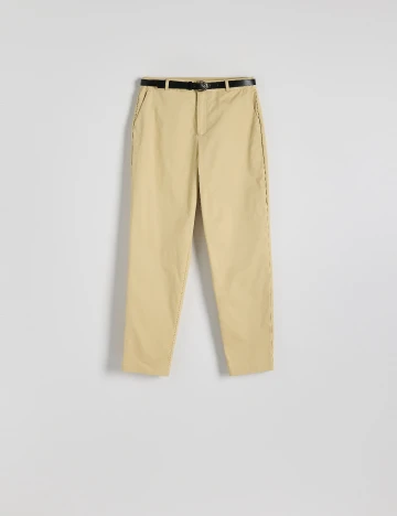 Pantaloni Reserved, crem