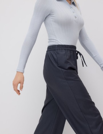 Pantaloni Reserved, gri petrol