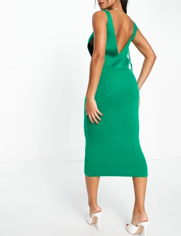 Rochie medie FASHIONKILLA, verde