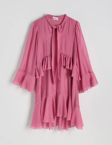 Rochie scurta Reserved, roz