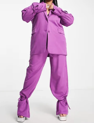 Pantaloni Heartbreak Plus Size, mov
