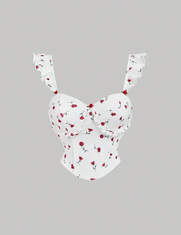 Top SHEIN, alb