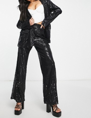 
						Pantaloni NAANAA, negru