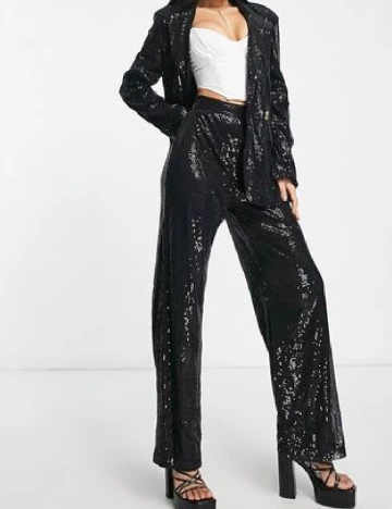 Pantaloni NAANAA, negru