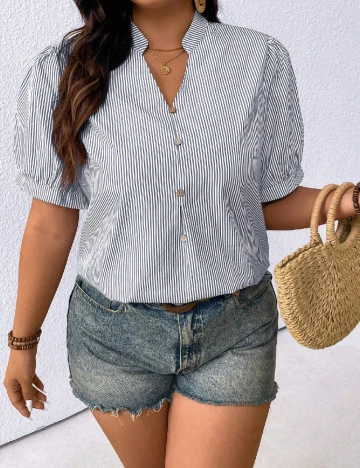 Bluza SHEIN CURVE, albastru
