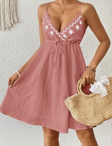 Rochie scurta SHEIN, roz