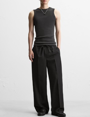
						Pantaloni Zara, negru