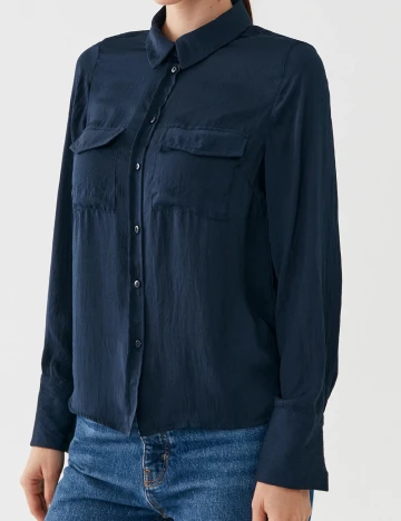 Camasa Vero Moda, bleumarin
