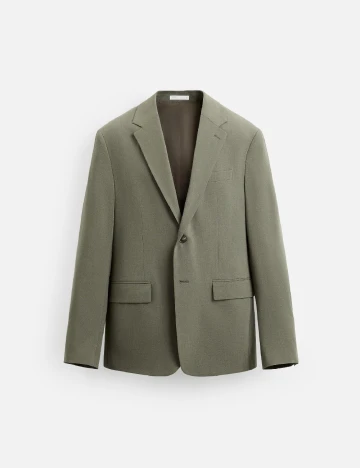 Sacou Zara, verde Verde