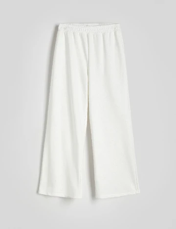 Pantaloni Reserved, alb