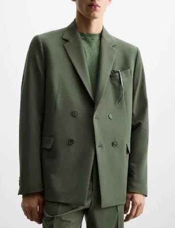Sacou Zara, verde Verde