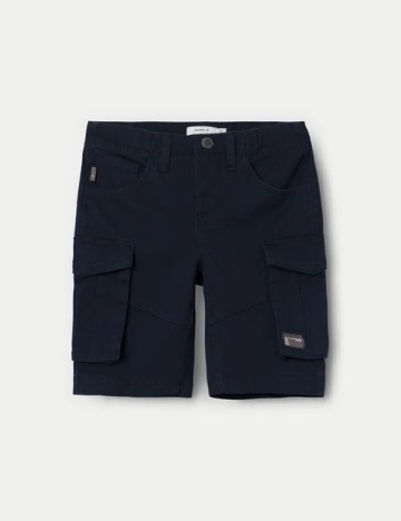
						Pantaloni scurti Name It, bleumarin inchis
