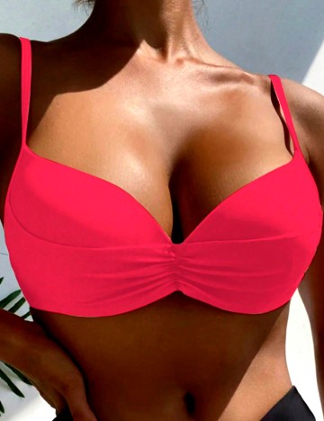 
						Sutien de baie SHEIN, roz