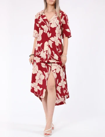 Rochie medie Jacqueline de Yong, rosu