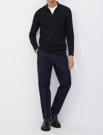 Pantaloni Reserved, bleumarin inchis