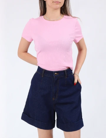 Pantaloni scurti Jacqueline de Yong, bleumarin