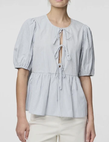 Bluza Pieces, gri Gri