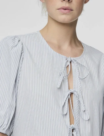 Bluza Pieces, gri Gri