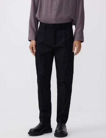 Pantaloni Reserved, negru