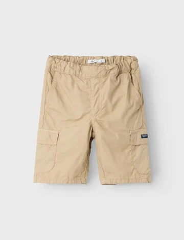 Pantaloni scurti Name It, crem Crem