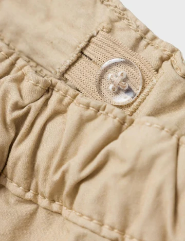Pantaloni scurti Name It, crem Crem