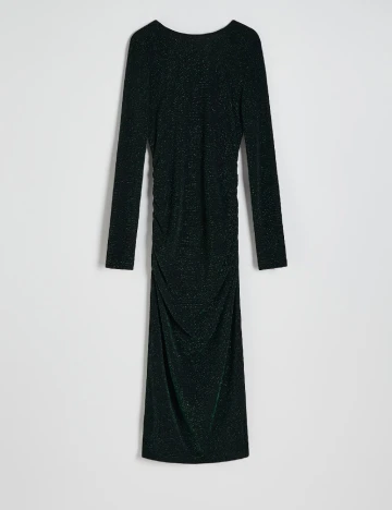 Rochie medie Reserved, verde inchis