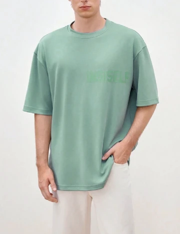 Tricou SHEIN, turcoaz Verde