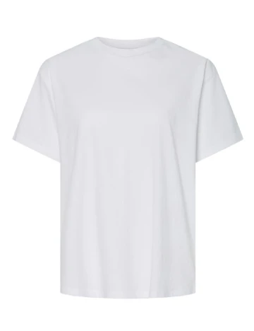 Tricou Pieces, alb