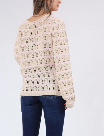 Bluza Pieces, crem
