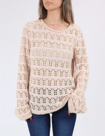 Bluza Pieces, crem