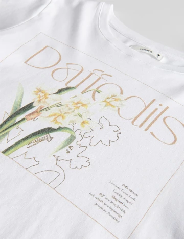 Tricou Reserved, alb