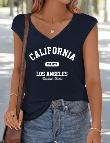 
						Tricou SHEIN, bleumarin