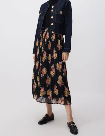 Fusta Reserved, floral print