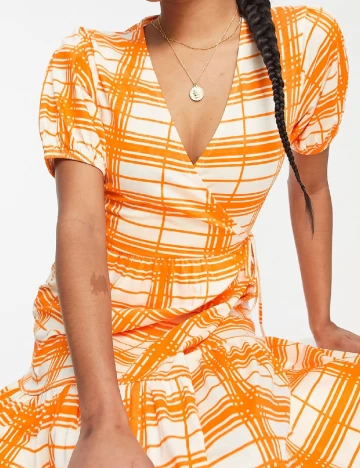 Rochie medie ASOS, portocaliu