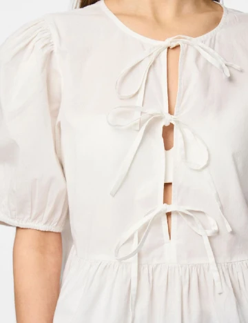 Bluza Pieces, alb