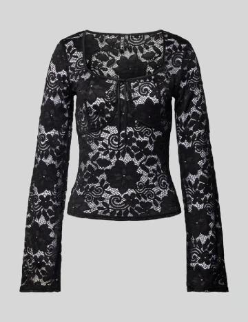 Bluza Pieces, negru