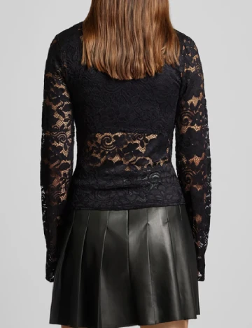 Bluza Pieces, negru