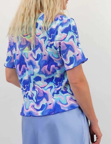 Bluza Pieces, albastru