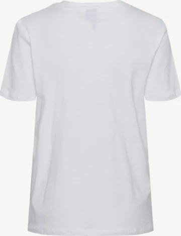 Tricou Pieces, alb
