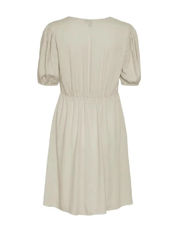 Rochie scurta Pieces, crem
