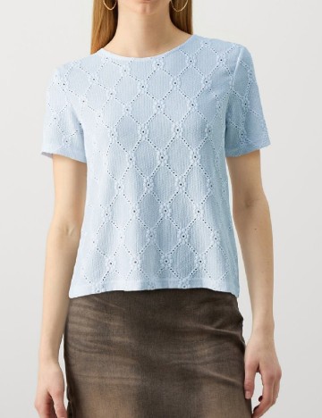
						Bluza Pieces, bleu