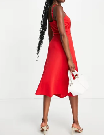 Rochie medie Morgan de toi, rosu Rosu
