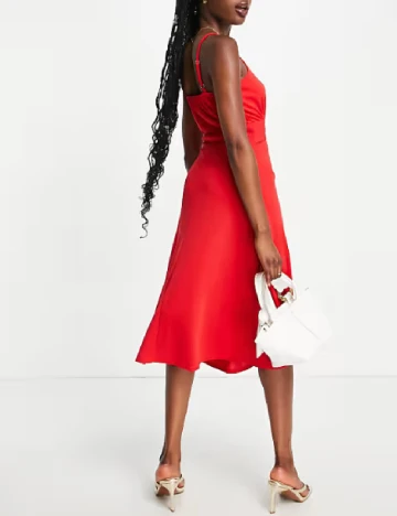 Rochie medie Morgan de toi, rosu Rosu