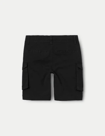 Pantaloni scurti Name It, negru Negru