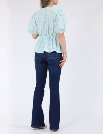 Bluza Pieces, bleu Albastru
