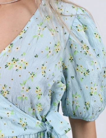 Bluza Pieces, bleu Albastru