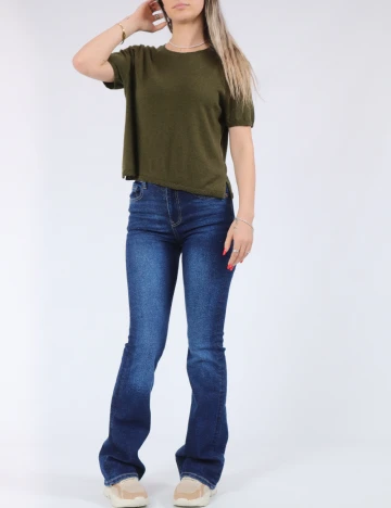 Bluza Jacqueline de Yong, verde Verde