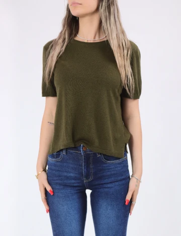 Bluza Jacqueline de Yong, verde Verde