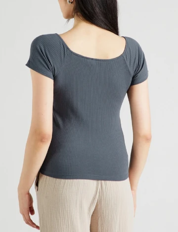 Tricou Pieces, gri